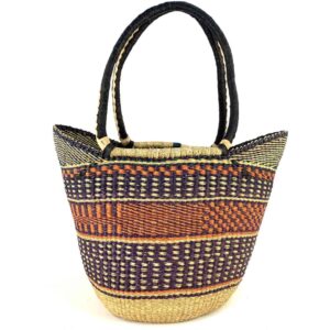 Strong earthly tones embody this basket