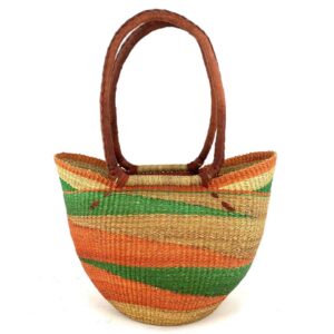 woven shopper basket