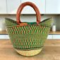 Textural Bolga basket for home styling.