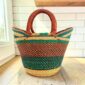 woven african market basket