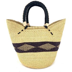 African woven basket