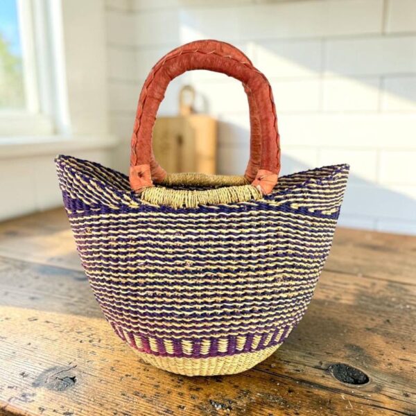 mini-market-basket-313-Santorini (1) Colourful handmade mini market basket from Ghana