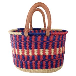 oval woven market basket
