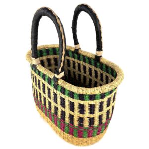 handmade oval basket