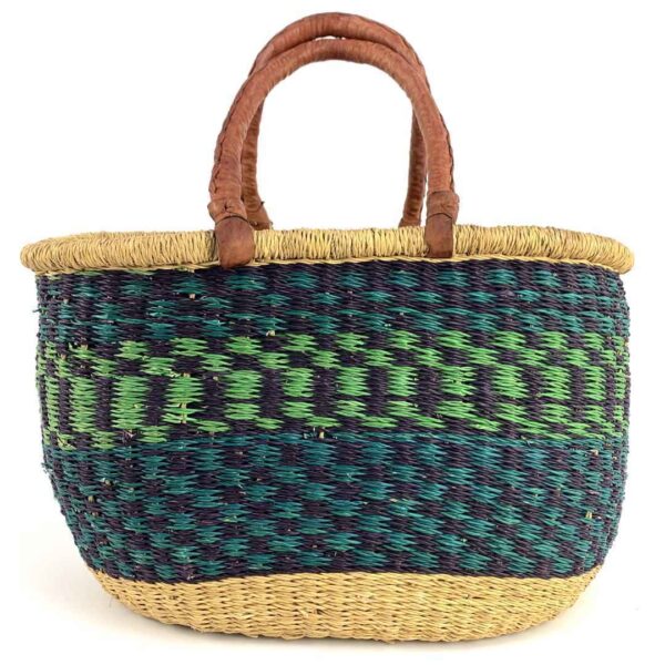 oval grass basket