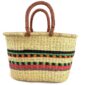 African woven basket