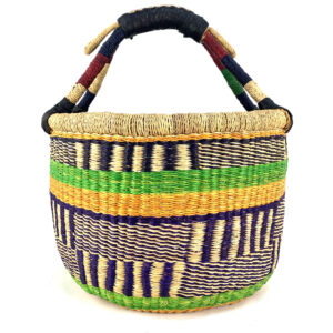 african woven basket