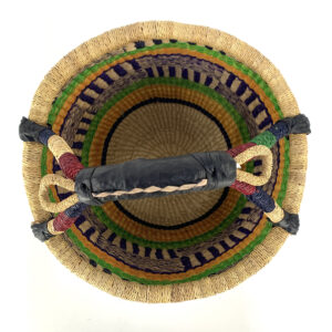 african woven basket