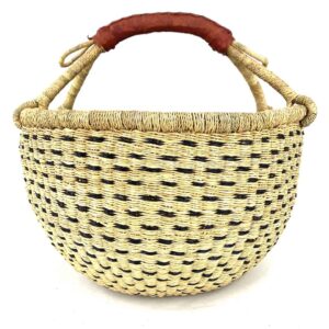 round woven basket