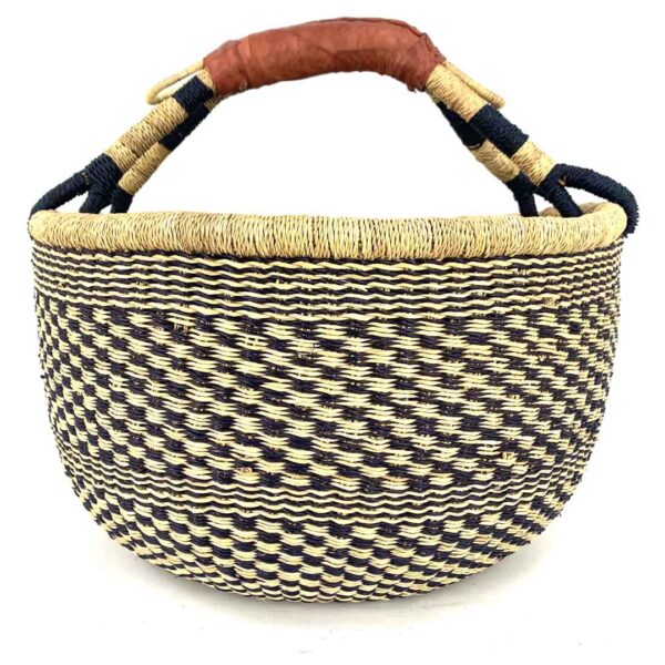 round woven basket