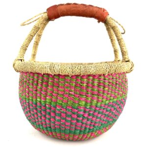 small round basket