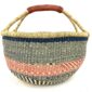 woven round basket