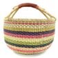 woven round basket