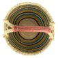 Front view of the large round Bolga basket, casa