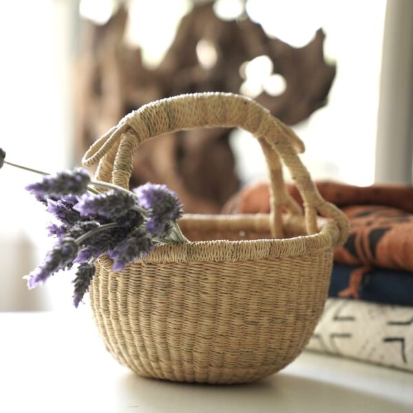 woven vegan basket