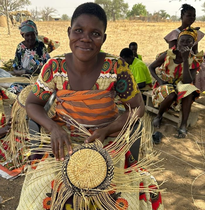 weaver in Ghana