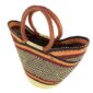 Angled view of the classic market basket showing the woven interior